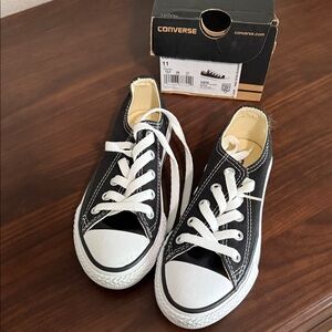 Converse Kids Black and White Sneakers